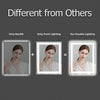 Eifanf W24 x H36" Square LED mirror for bathroom wall mounted,3 Colors,Silver L001AC6090