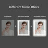 Eifanf W24 x H32" Square LED Mirror Bathroom Anti-Fog Dimmable 3 Color,Silver L001AC6080