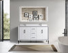 Eifanf 60"x22"x35" Cabinet for Bathroom with Large Space Eifanf4-60DWHT
