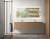 Eifanf 72"x19 3/4"x20" Over Toilet Storage Cabinet with Doors Eifanf5-72D