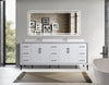 Eifanf 84"x22"x35" Bathroom Cabinet Space Saver Storage Cabinets for Bathroom Eifanf4-84DWHT