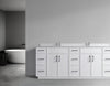 Eifanf 84"x22"x35" Wall Cabinets with Doors Over The Toilet for Bathroom Eifanf3-84DWHT