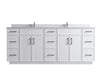 Eifanf 84"x22"x35" Wall Cabinets with Doors Over The Toilet for Bathroom Eifanf3-84DWHT