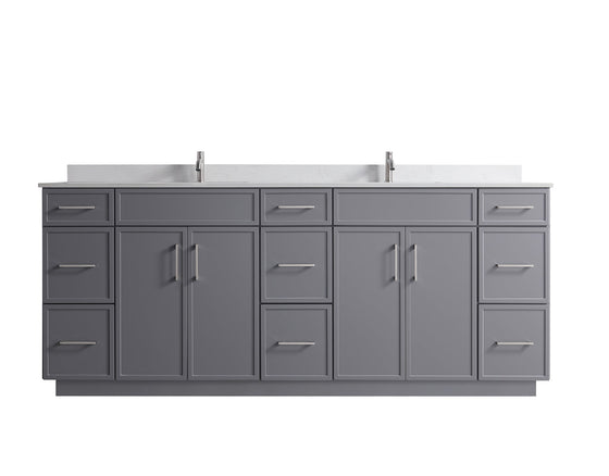 Eifanf 84"x22"x35" Over The Toilet Storage Cabinet  for Bathroom Eifanf3-84DGRY