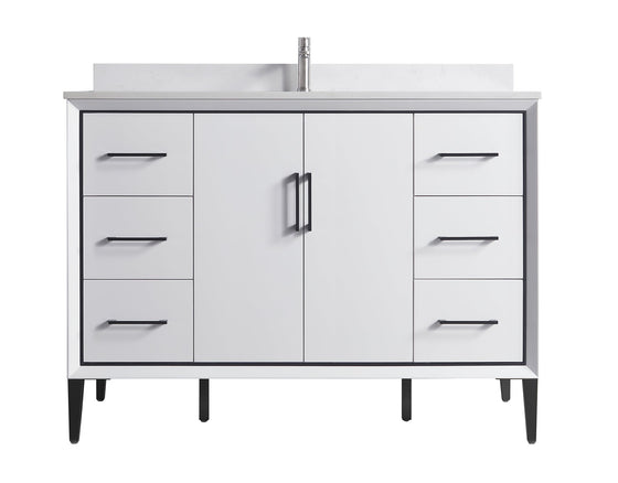 Eifanf  48"x22"x35" Over The Toilet Bathroom Storage Cabinet for Bathroom Eifanf4-48WHT