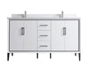 Eifanf 60"x22"x35" Cabinet for Bathroom with Large Space Eifanf4-60DWHT