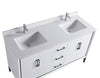 Eifanf 60"x22"x35" Cabinet for Bathroom with Large Space Eifanf4-60DWHT