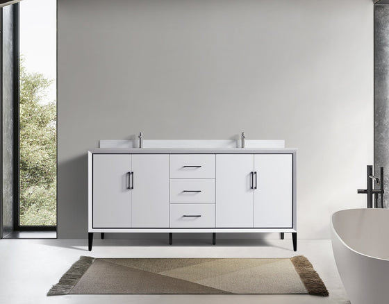 Eifanf 72"x22"x35" Over The Toilet Bathroom Storage Cabinet for Bathroom Eifanf4-72DWHT