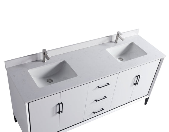 Eifanf 72"x22"x35" Over The Toilet Bathroom Storage Cabinet for Bathroom Eifanf4-72DWHT