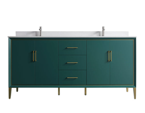 Eifanf 72"x22"x35" Bathroom Wall Cabinet Over Toilet Eifanf4-72DGRN