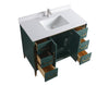 Eifanf 42"x22"x35" Bathroom Floor Cabinet, Bathroom Storage Cabinet Eifanf4-42GRN