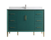 Eifanf 48"x22"x35" Bathroom Wall Cabinet Over Toilet Storage with Large Space Eifanf4-48GRN