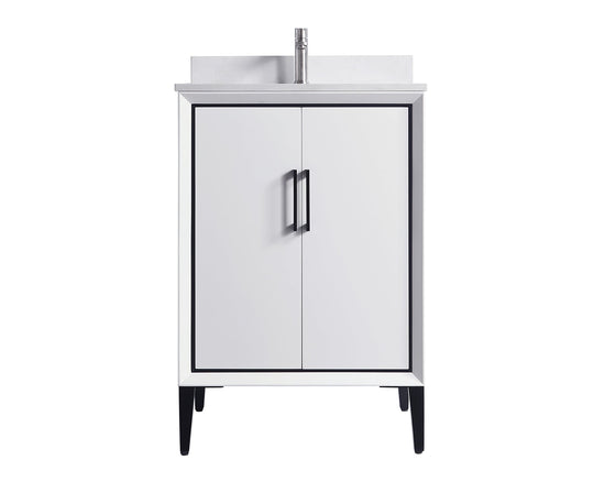 Eifanf 24"x22"x35" Cabinet with Doors Over The Toilet Storage for Bathroom Eifanf4-24WHT