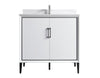 Eifanf 36"x22"x35" Bathroom  Cabinet with Large Space Eifanf4-36WHT