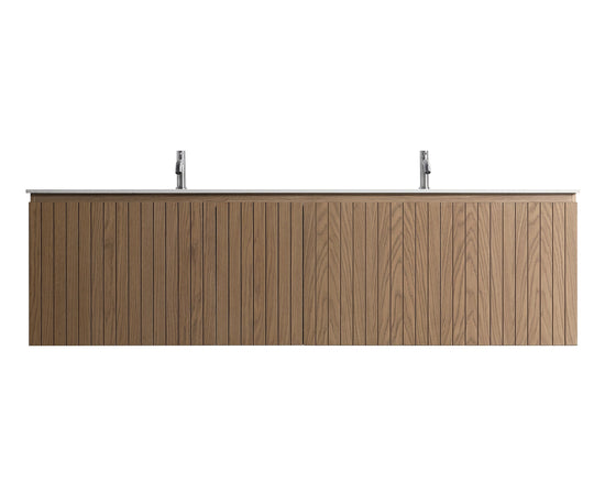 Eifanf 72"x19 3/4"x20" Over Toilet Storage Cabinet with Doors Eifanf5-72D