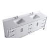 Eifanf 84"x22"x35" Bathroom Cabinet Space Saver Storage Cabinets for Bathroom Eifanf4-84DWHT